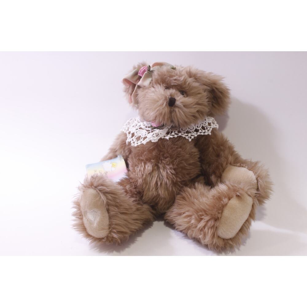 1998, Berkeley Designs, Teddy Bear, Plush, Crochet Collar, ~ 251227-WH 1184